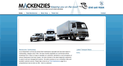Desktop Screenshot of mackenziescambuslang.co.uk